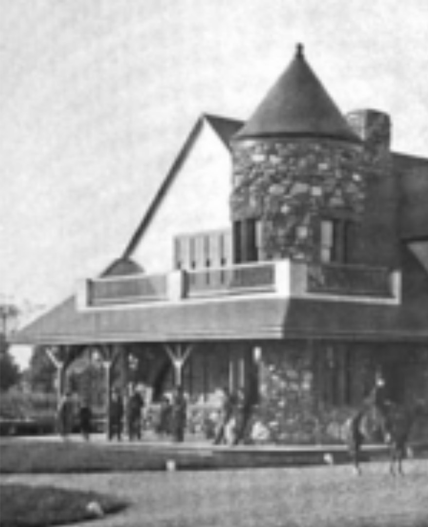 The Millis train station in its railroad era